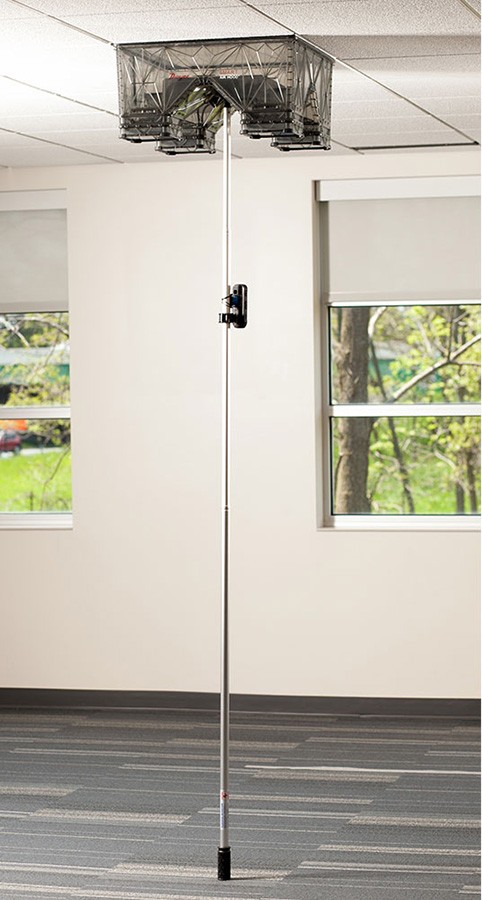 Ausziehbare Stange A-SAH-12P 1,40 – 3,70 m für Dwyer Serie SAH SMART Air Hood®